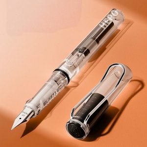 <span class=keywords><strong>Penna</strong></span> Trasparente - <span class=keywords><strong>Penna</strong></span> Speciale per Esercizi di Scrittura per Adulti <span class=keywords><strong>con</strong></span> <span class=keywords><strong>Cartuccia</strong></span> d'Inchiostro Sostituibile e Confezione Regalo - Product Image 1