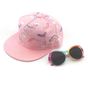 Gorra de Béisbol Snapback con Logotipo Personalizado, Gorra Infantil con Estampado de <span class=keywords><strong>Ballena</strong></span>, Sombreros para Bebés, Gafas de Sol de Plástico para Niños, Juego de Sombreros y Gafas de Sol - Product Image 4