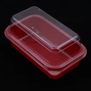 clear PET packaging restaurant food sushi container plastic fruit Candy Tackle Box