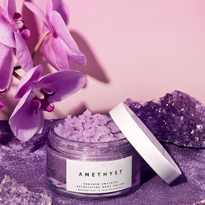HANLINGER Gommage Corporel au Sel Rose, Améthyste et Lavande, Enrichi en Vitamine C, Exfoliant et Nourrissant, Marque Privée - Product Image 2