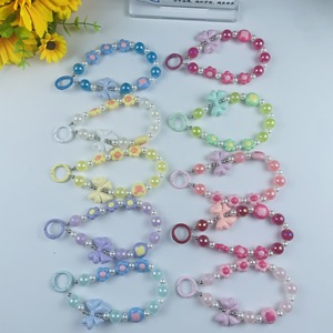 Tolka/duojia tkod23 Bowknot tim hoa điện thoại trường hợp mặt dây thừng tươi Kaki Màu mạ 120cm chuỗi đính cườm dây - Product Image 6