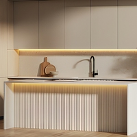 Meubles de cuisine modulaires de style chinois |   YUN BROCADE Série 21 |   Poignée en bambou LE101 Shadow |   Charnière de robinet au design moderne