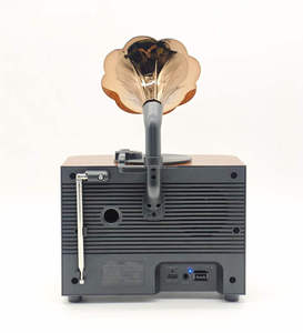 ELETREE NS-02BT Radio Retrò BT AM/FM/SW 3 Bande con Lettore <span class=keywords><strong>USB</strong></span> TF MP3, Lampada a Fiamma <span class=keywords><strong>Ricaricabile</strong></span>, Altoparlante Vintage Stile Grammofono - Product Image 4