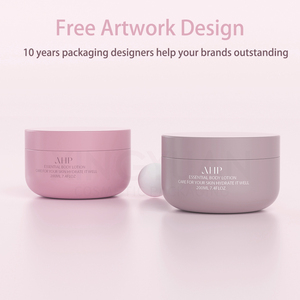 Barattolo di burro <span class=keywords><strong>per</strong></span> capelli in <span class=keywords><strong>plastica</strong></span> con fondo rotondo da 300ml da 200ml con tappo smerigliato <span class=keywords><strong>per</strong></span> scrub corpo e confezione cosmetica - Product Image 5