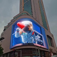 Haute luminosité P4-P10mm 3D LED écran d'affichage étanche IP65 publicité extérieure mur vidéo usine directe LED panneau 5mm Pixel