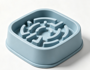 Bol ergonomique pour animaux de compagnie à bordure haute, moulé par injection, pour une alimentation lente, réduit la pression sur le cou, bol d'alimentation confortable pour animaux de compagnie - Product Image 2