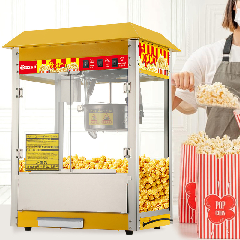 Automatic Commercial Use Caramel Popcorn Making