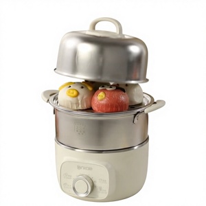 Cocedor de Huevos Rápido NutriCook para Cocina, Capacidad para 7 Huevos, Acero Inoxidable, Apagado Automático, Hervidor de Huevos Eléctrico para Huevos Cocidos, Escalfados o Batidos - Product Image 1