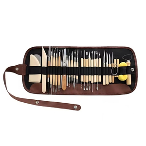 30pcs Polymer mô hình đất sét điêu khắc công cụ gốm indentation Set cho người mới bắt đầu làm mịn Bộ dụng cụ - Product Image 1