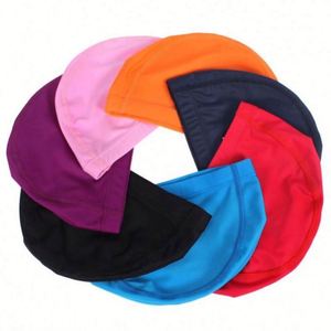Gorro de Natación de Nailon de Alta Elasticidad en Color Puro, Cómodo para Mujeres - Product Image 3