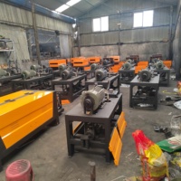 Enderezado de alambre de acero y alta velocidad automática 2-4/3-6/4-8mm Máquina alisadora y cortadora de alambre Proveedor de fábrica