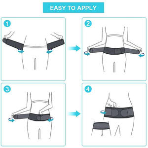 Récupération post-partum pour femmes Soulagement de la douleur du nerf sciatique Ceinture de soutien pelvien de l'articulation sacro-iliaque SI Ceinture de correction du bassin et de la hanche - Product Image 4