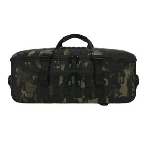 Bolsa Táctica <span class=keywords><strong>de</strong></span> Lona, Bolsa <span class=keywords><strong>de</strong></span> Viaje Impermeable <span class=keywords><strong>de</strong></span> Gran Capacidad con Sistema MOLLE, Bolsa <span class=keywords><strong>de</strong></span> Mano Multibolsillos para Senderismo/Fines <span class=keywords><strong>de</strong></span> <span class=keywords><strong>Semana</strong></span> - Product Image 2
