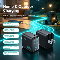 Pengisi Daya GaN Layar Digital Terlaris |   Pengisi Daya Dinding USB ke USB C Pengisian Cepat |   Adaptor Daya Multi Port 45W 70W 140W