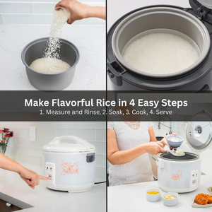 Cuisinière à riz multifonctionnelle pour la maison, 2L-6L, 400W-1000W, avec revêtement antiadhésif, pot intérieur pour cuisiner le riz - Product Image 5