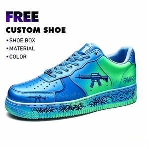 Chaussures de créateur pour hommes, nouvelles baskets blanches tendance, chaussures de course, de basketball, de marche, style décontracté pour hommes - Product Image 2