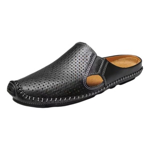 2026 Dropshipping Plus Size Foreign Trade Outdoor Summer <b>Half</b> Slides Men's Backless Shoes Rubber Outsole Sandals - Product Image 1
