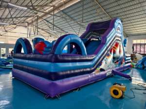 Carrera de obstáculos inflable para adultos Castillo hinchable para niños Castillo de salto Casa de rebote comercial al por mayor - Product Image 5