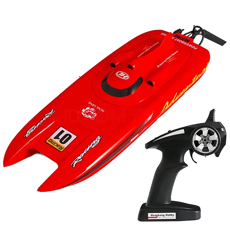 HENG LONG 3788 Electric 2.4G RTR 30KM Fast Water Cooling Twin Hull 19 Inch Remote Control RC Jet Boat Toy For Adults