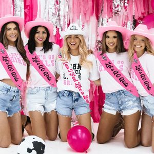 Set di 7 Fasce per Addio al Nubilato a Tema Cowgirl 'Last Rodeo' e 'Man I Feel Like a Bride' per Ragazze, Decorazioni per Addio al Nubilato - Product Image 4
