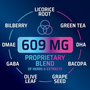 Cápsulas de suplemento cerebral nootrópico Biocaro para memoria, claridad mental y mejora cognitiva | Cápsula de enfoque - Product Image 3