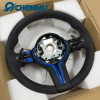 Volant de voiture entièrement en daim pour BMW M M3 M5 M6 F20 F21 F06 F07 F10 F11 F12 F13 F30 F32 F80 F87 F01 F18 F42 F25 F39 F46 F52
