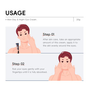 Crema de Ojos de Día y Noche para Hombre Quiyum 20g - Crema Hidratante de Larga Duración para Despertar la Luminosidad de <span class=keywords><strong>tu</strong></span> <span class=keywords><strong>Mirada</strong></span> y Mantener un Brillo Juvenil - Product Image 4