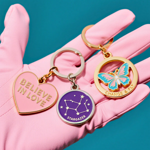 Móc khóa hợp kim kẽm bền với thiết kế tùy chỉnh. Hoàn hảo cho quà tặng của công ty, quảng bá thương hiệu, quà tặng. Cung cấp mẫu miễn phí. - Product Image 5