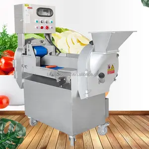 Cortadora de verduras de cebolla multifunción automática Industrial, cortadora de verduras de ajo, zanahoria, rábano