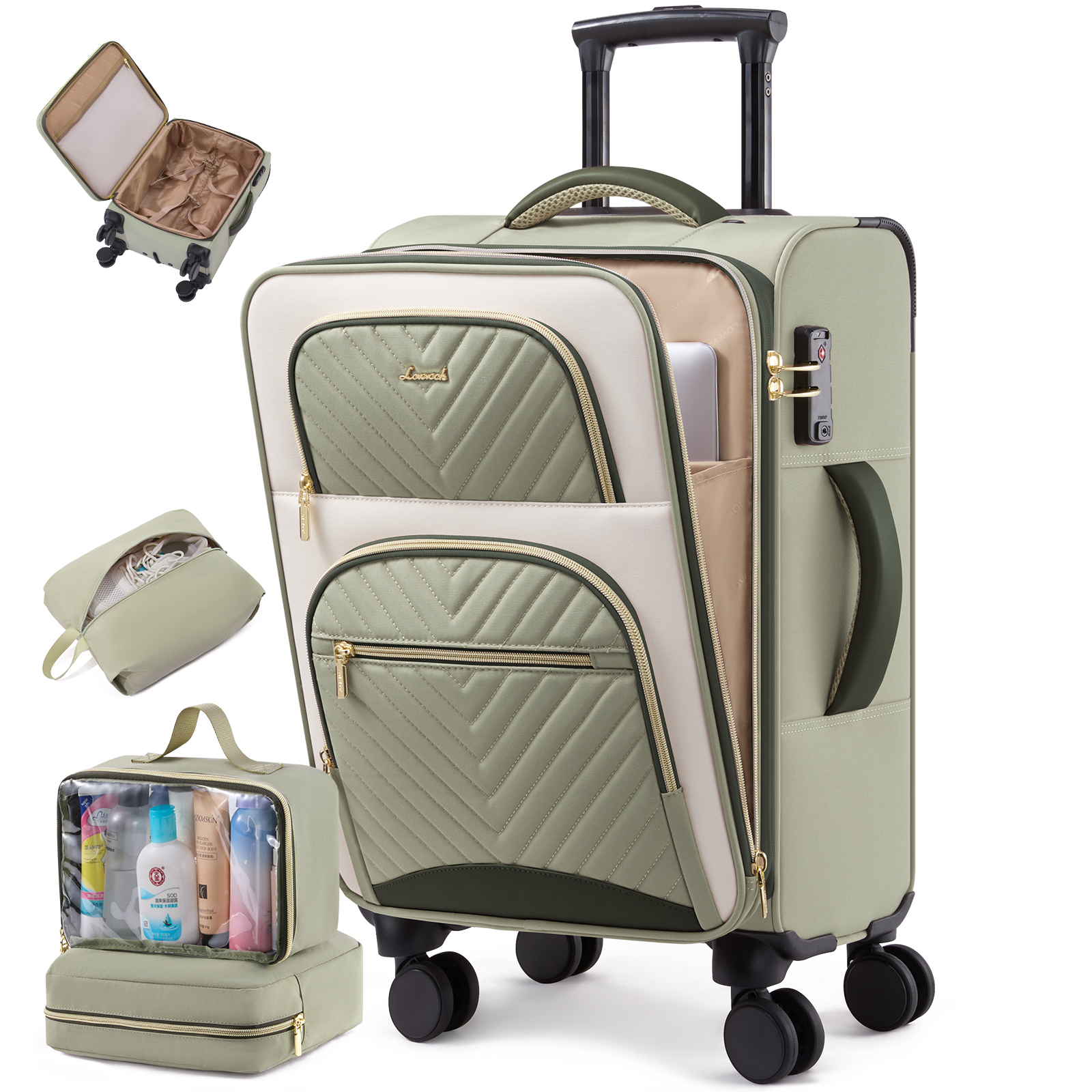 Beige/verde-VYMB4399LKP3L-T4