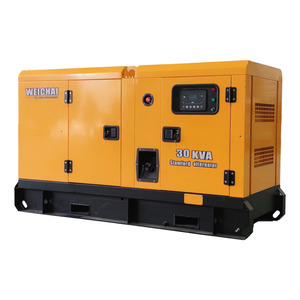 24kw חזק 30kw 40kw 50kw גנרטור דיזל שותק להגדיר עם 1 שנה אחריות רעש נמוך שיעור צריכת דלק גבוהה - Product Image 2