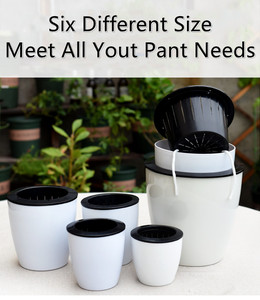 Deepbang vente en gros, petits Pots de grande taille à arrosage automatique, Pots de fleurs paresseux, <span class=keywords><strong>Pot</strong></span> de plantes en <span class=keywords><strong>plastique</strong></span> à arrosage automatique pour plantes - Product Image 2