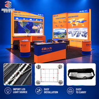 Stand d'exposition modulaire réutilisable sur mesure pour salon professionnel, livraison directe usine OEM, montage rapide, portable, pour promotion
