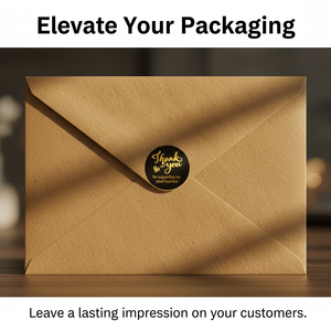 สติกเกอร์โลโก้วงกลมฟอยล์ทองสีสันสดใสแบบกำหนดเองได้ ฉลากบรรจุภัณฑ์แบบม้วน พิมพ์ UV กันน้ำ - Product Image 5