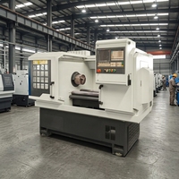 Tour CNC à lit plat haute précision CK6140 avec contre-plate hydraulique, mini centre de tournage CNC horizontal pour l'usinage des métaux