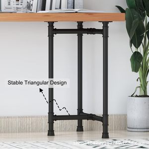 Industrial <b>Table</b> Legs Carbon Steel 710mm High 55mm Wide Heavy Duty Black Furniture Leg For <b>Dining</b> Coffee <b>Table</b> <b>Stool</b> - Product Image 2
