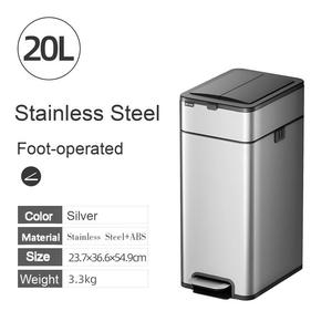 Contenedor <span class=keywords><strong>de</strong></span> <span class=keywords><strong>Basura</strong></span> con Sensor Inteligente <span class=keywords><strong>de</strong></span> Apertura por Pedal para la Recolección <span class=keywords><strong>de</strong></span> Residuos Domésticos - Product Image 4