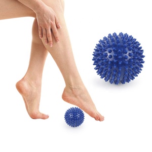 Pelota de masaje con púas para aliviar el dolor muscular, rodillo para la espalda, alivia el dolor de la fascitis plantar, terapia de puntos de tejido profundo, pelota de masaje - Product Image 4