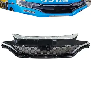 SPM Front Bumper Rear Bumper Diffuser Grille For Honda Fit Body Kit RS Style Accessories 2019-2023 Plastic Color ABS Material