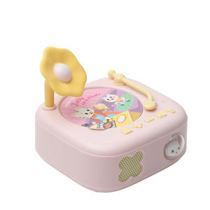 Tocadiscos Retro, Reproductor de Música Vintage con 64 Cuentos Infantiles Pregrabados, Batería de Litio, Juguete Educativo - Product Image 3