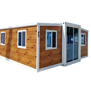 Casa Container Prefabbricata Espandibile 10ft 20ft, Villa Moderna Modulare Smontabile a Basso Costo con 2-3 Camere da Letto per Abitazione - Product Image 1