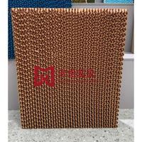 Nouveaux panneaux de refroidissement haute performance HM7090 & 7060 avec cadres en acier inoxydable et panneaux en cellulose alvéolée durables pour fermes avicoles