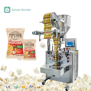 Hot Sales Snack Bag Maize Popcorn Automatic Packaging Machine Popcorn Packing Machine With Nitrogen