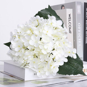 18cm barato seda artificial amarillo Hortensia flor tallos tela de seda para boda flor blanco rosa azul púrpura - Product Image 4