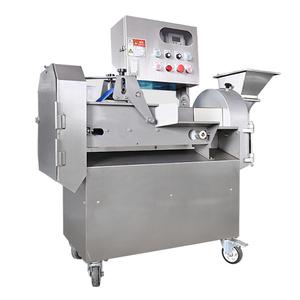 Commercial Dual Head <strong>Vegetable</strong> Cutting Machine For Fresh Leafy &amp; Root <strong>Vegetables</strong> With Detachable Blades - Product Image 2