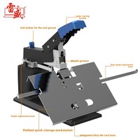 Machine à relier manuelle robuste en métal Leisheng SH-03 A3 pour reliure à plat à économie d'effort