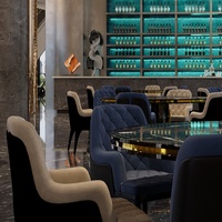 Service de design d'intérieur 3D pour hôtels, restaurants et maisons entières, styles de luxe italiens pour designers de meubles