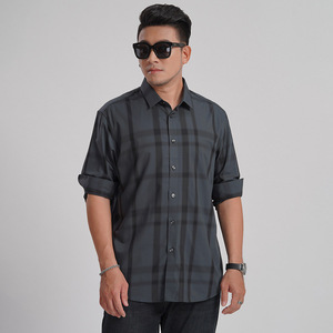 เสื้อเชิ้ตแขนยาวผู้ชายไซส์ใหญ่พิเศษ รุ่นใหม่ สไตล์เด็กผู้ชายลำลอง - Product Image 4