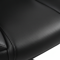Chaise de bureau de direction ergonomique moderne à dossier haut, inclinable à 135 degrés, réglable en hauteur, en cuir de luxe, confortable