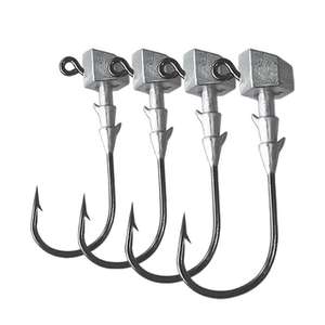 Gran oferta, 2,8G, 3,5g, 5G, 7g, cabeza de plantilla de pesca, señuelo de lubina rayada, anzuelo de punto Ultra, cabeza de plantilla de plomo, anzuelos de pesca, anzuelo de gusano - Product Image 1